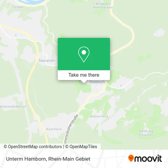 Карта Unterm Hamborn