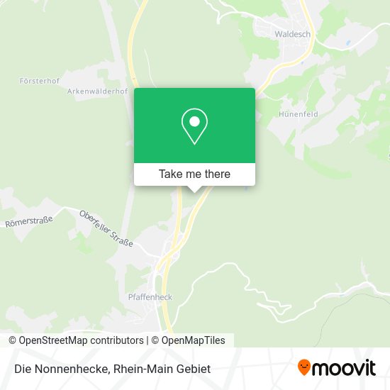 Карта Die Nonnenhecke