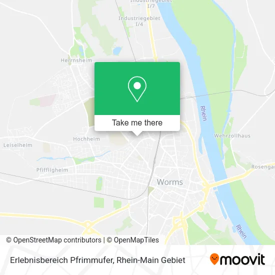 Карта Erlebnisbereich Pfrimmufer