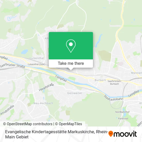 Карта Evangelische Kindertagesstätte Markuskirche