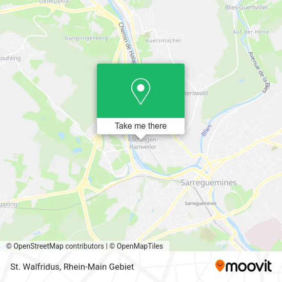 Карта St. Walfridus