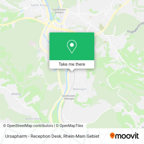 Ursapharm - Reception Desk map