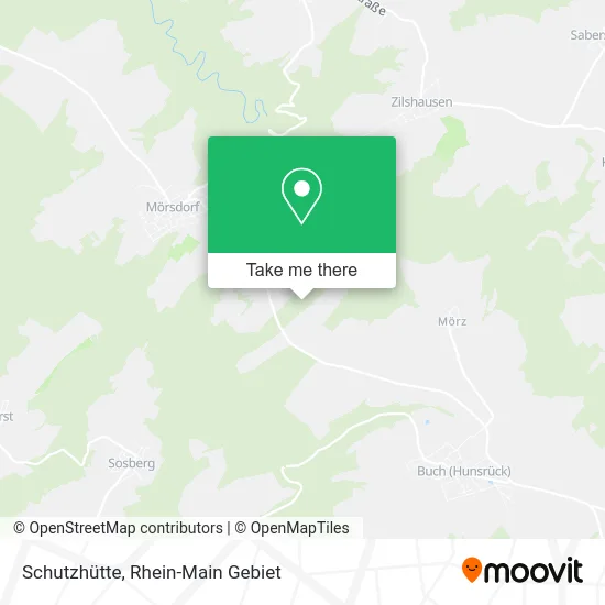 Карта Schutzhütte