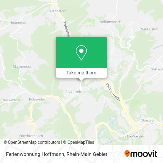 Карта Ferienwohnung Hoffmann