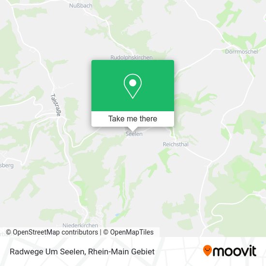 Карта Radwege Um Seelen