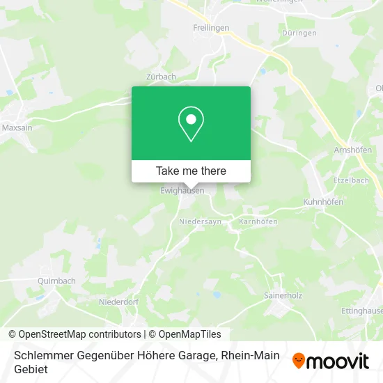 Карта Schlemmer Gegenüber Höhere Garage
