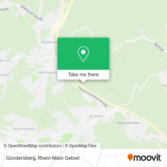 Карта Gündersberg