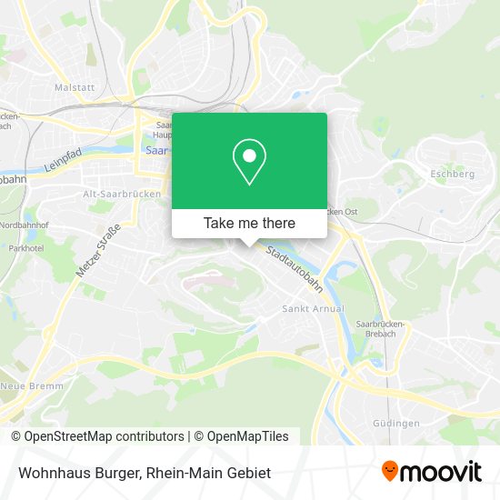 Карта Wohnhaus Burger