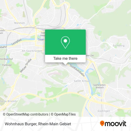 Карта Wohnhaus Burger
