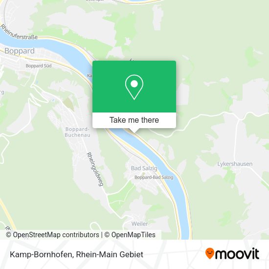 Карта Kamp-Bornhofen
