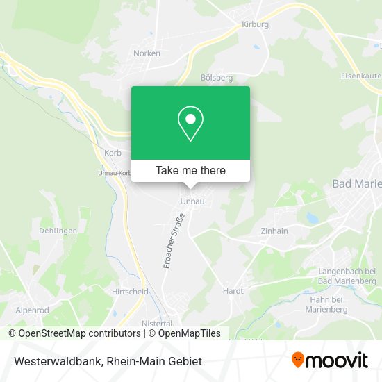 Карта Westerwaldbank
