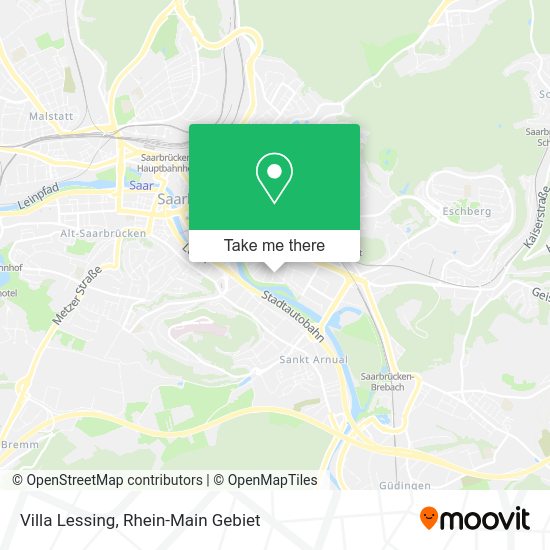 Villa Lessing map