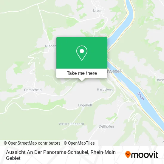 Карта Aussicht An Der Panorama-Schaukel