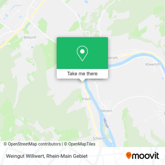 Карта Weingut Willwert