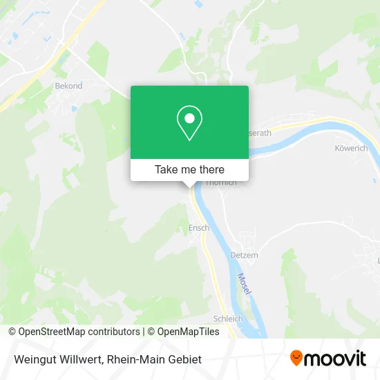 Карта Weingut Willwert