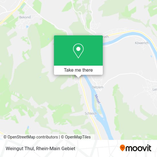 Карта Weingut Thul