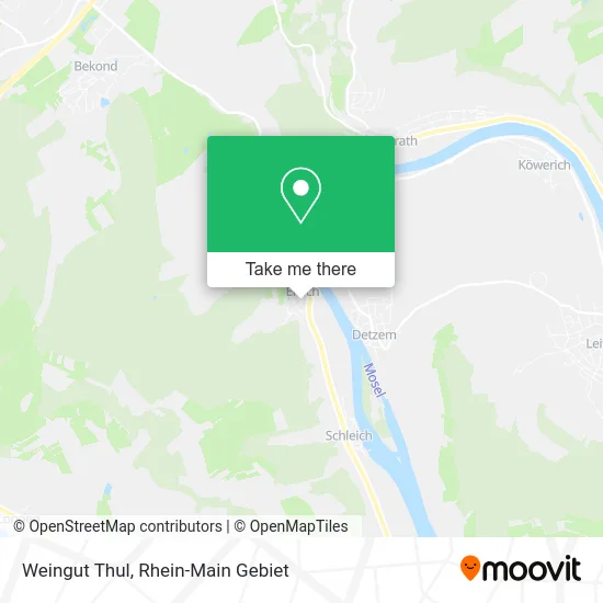 Карта Weingut Thul
