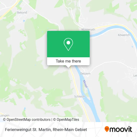 Карта Ferienweingut St. Martin