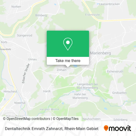 Карта Dentaltechnik Emrath Zahnarzt