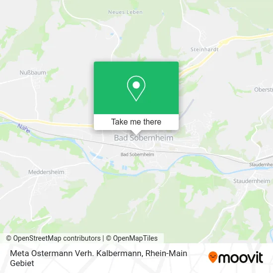 Карта Meta Ostermann Verh. Kalbermann