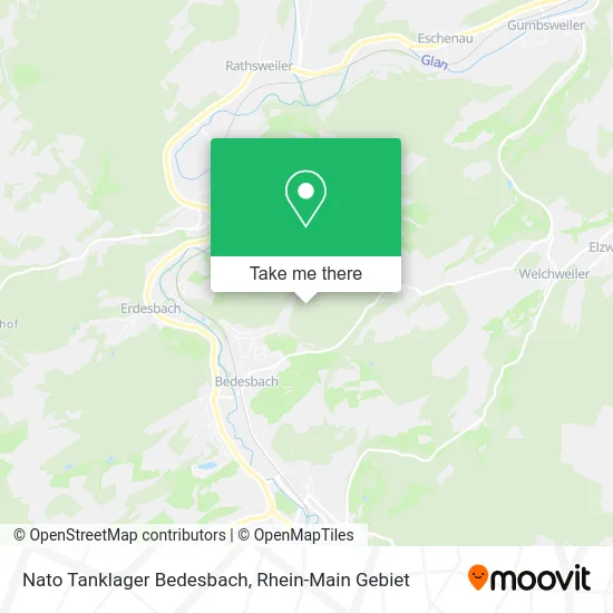 Карта Nato Tanklager Bedesbach