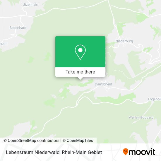 Карта Lebensraum Niederwald