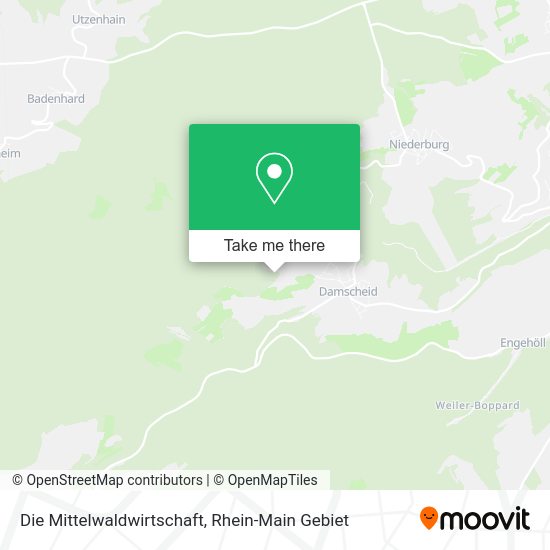 Карта Die Mittelwaldwirtschaft