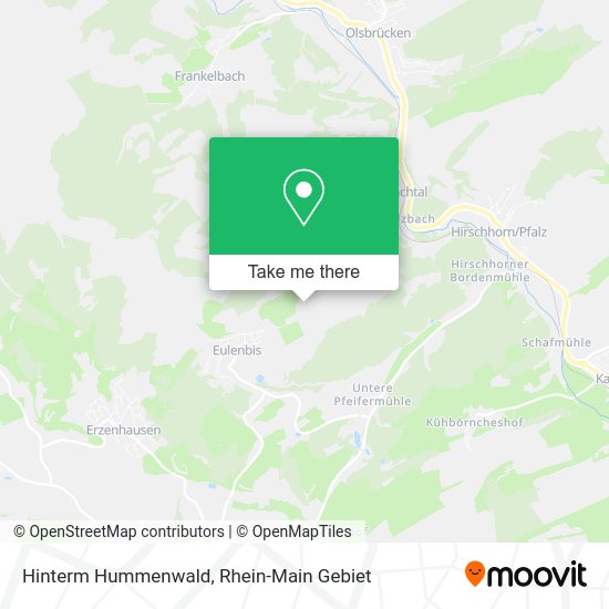 Hinterm Hummenwald map