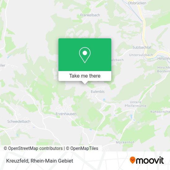 Карта Kreuzfeld