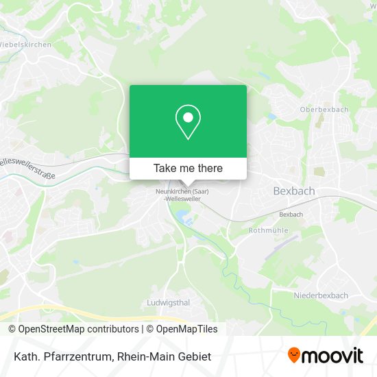 Карта Kath. Pfarrzentrum