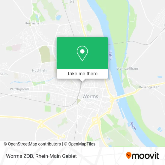 Карта Worms ZOB