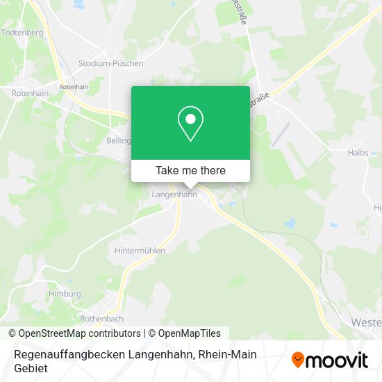 Карта Regenauffangbecken Langenhahn