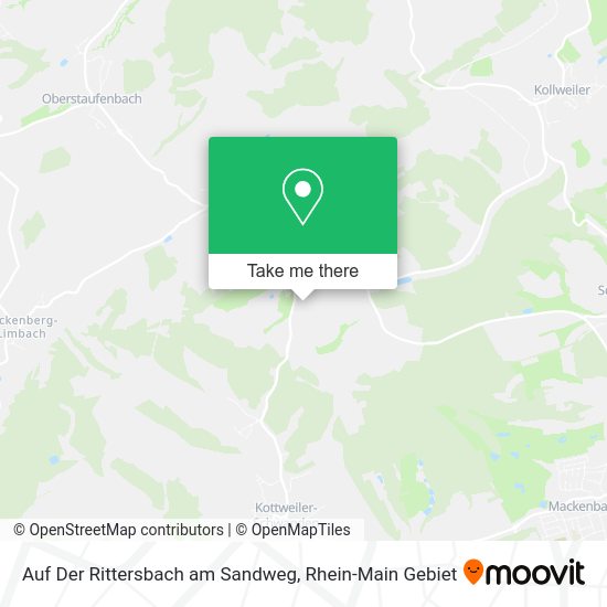 Карта Auf Der Rittersbach am Sandweg