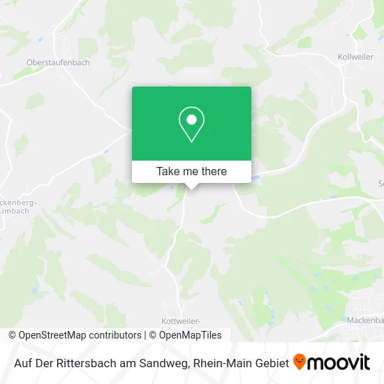 Карта Auf Der Rittersbach am Sandweg