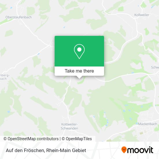 Карта Auf den Fröschen