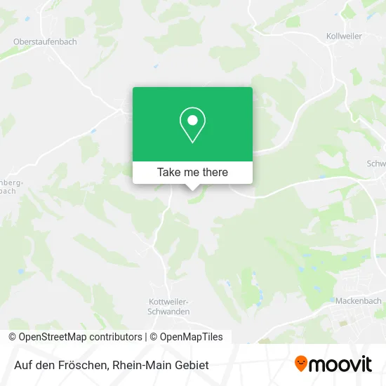 Карта Auf den Fröschen