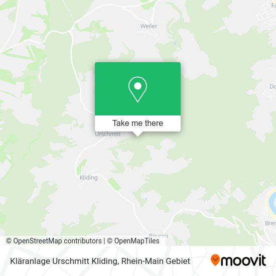 Карта Kläranlage Urschmitt Kliding