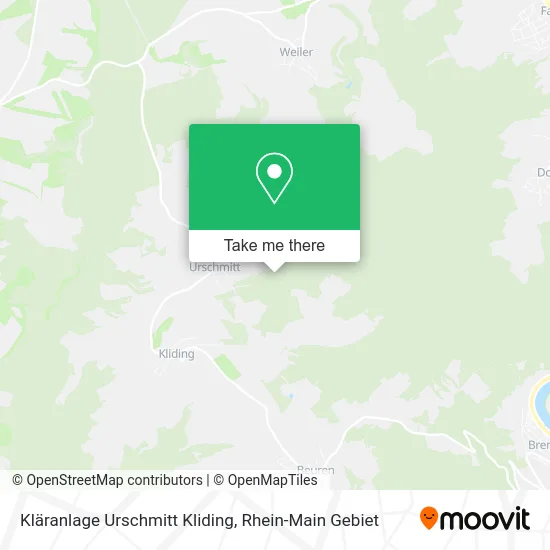Карта Kläranlage Urschmitt Kliding
