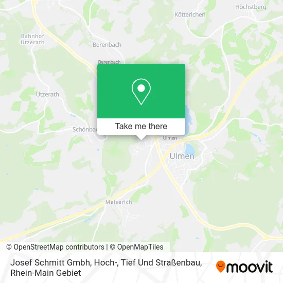 Карта Josef Schmitt Gmbh, Hoch-, Tief Und Straßenbau