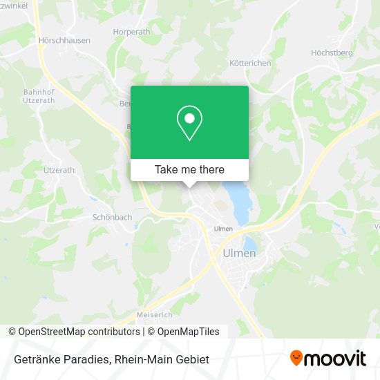 Карта Getränke Paradies