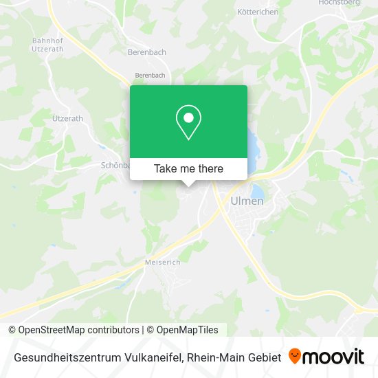 Карта Gesundheitszentrum Vulkaneifel