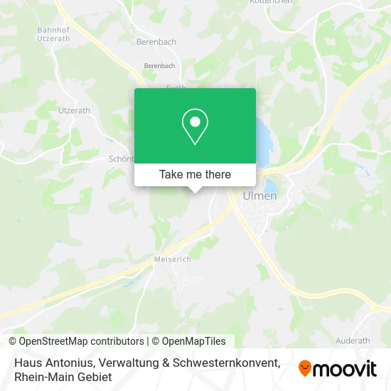 Карта Haus Antonius, Verwaltung & Schwesternkonvent