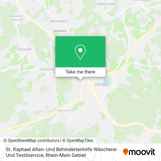 Карта St. Raphael Alten- Und Behindertenhilfe Wäscherei Und Textilservice