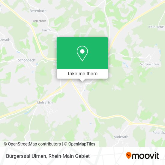 Карта Bürgersaal Ulmen