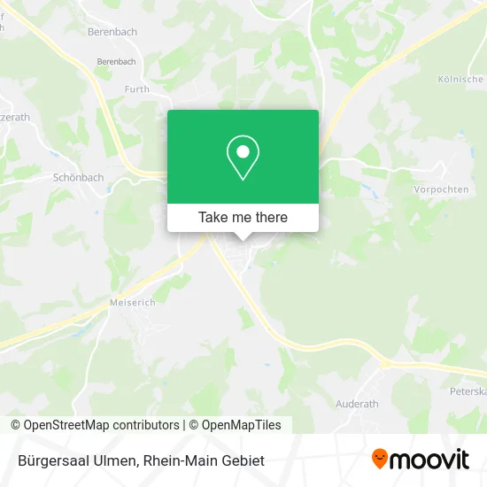 Карта Bürgersaal Ulmen