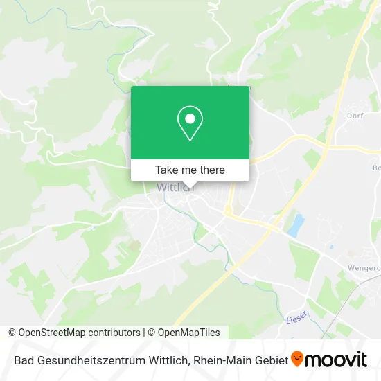 Карта Bad Gesundheitszentrum Wittlich