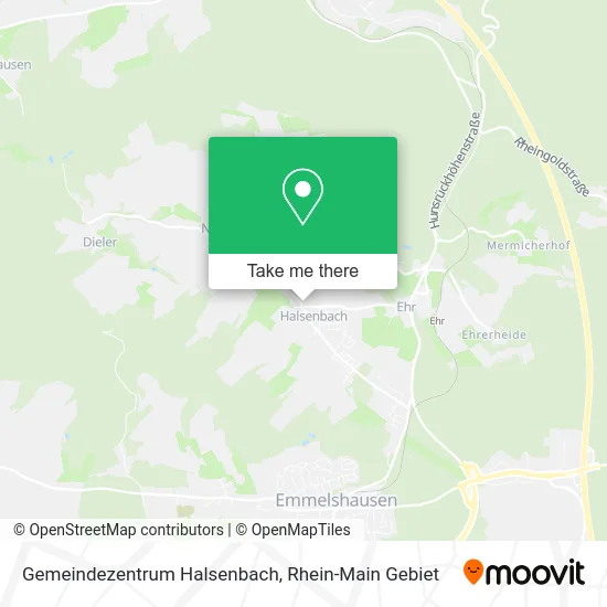 Карта Gemeindezentrum Halsenbach