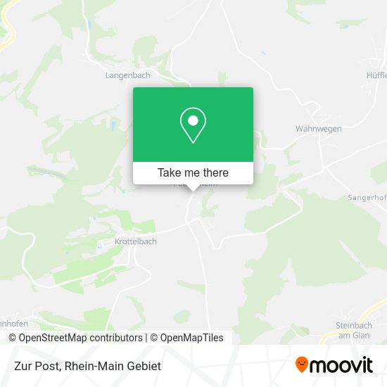 Карта Zur Post