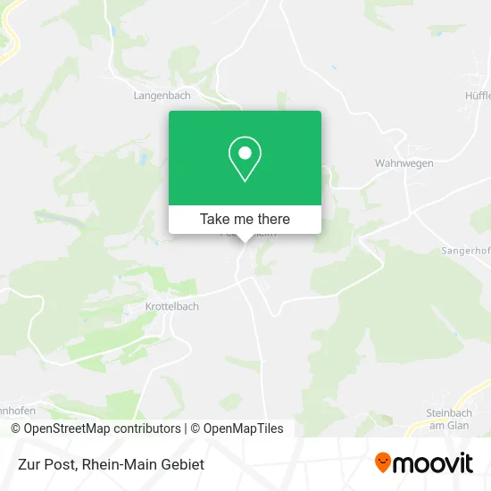Карта Zur Post
