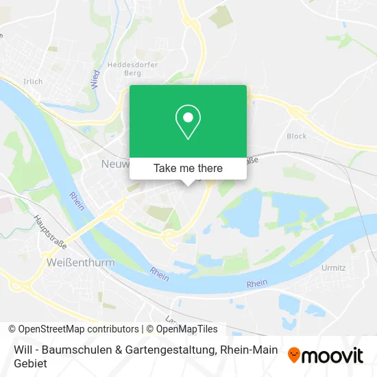 Карта Will - Baumschulen & Gartengestaltung